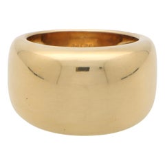Anello Cartier New Wave d'epoca in oro giallo 18 ct.