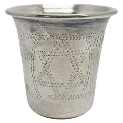 Sterling Silver Small 84 Kiddush Cup