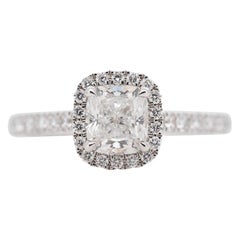 Stunning 18K White Gold Ring with 1.272 ct Natural Diamonds- GIA Certificate