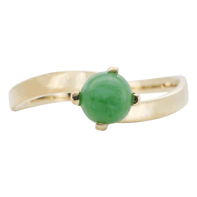 Bague En Or Jaune 14 Carats Avec Onyx, Jade Et Cornaline - Motif Scarabée, Taille 9, Occasion En Bon état