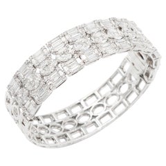 Emilio Jewelry Bracelet jonc en diamants de 12,39 carats 
