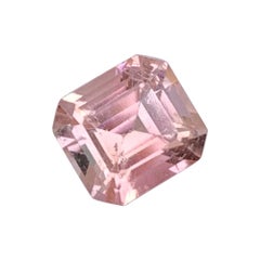 Jolie pierre tourmaline rose pâle de 2,05 carats, pierre tourmaline précieuse 