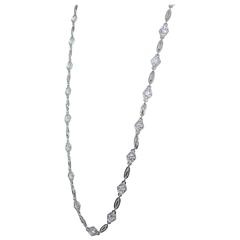 Diamond Platinum Necklace Chain 3