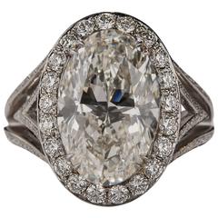 5.07ct GIA Cert Diamond Ring