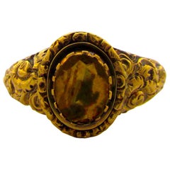 Antique Citrine Gold Ring