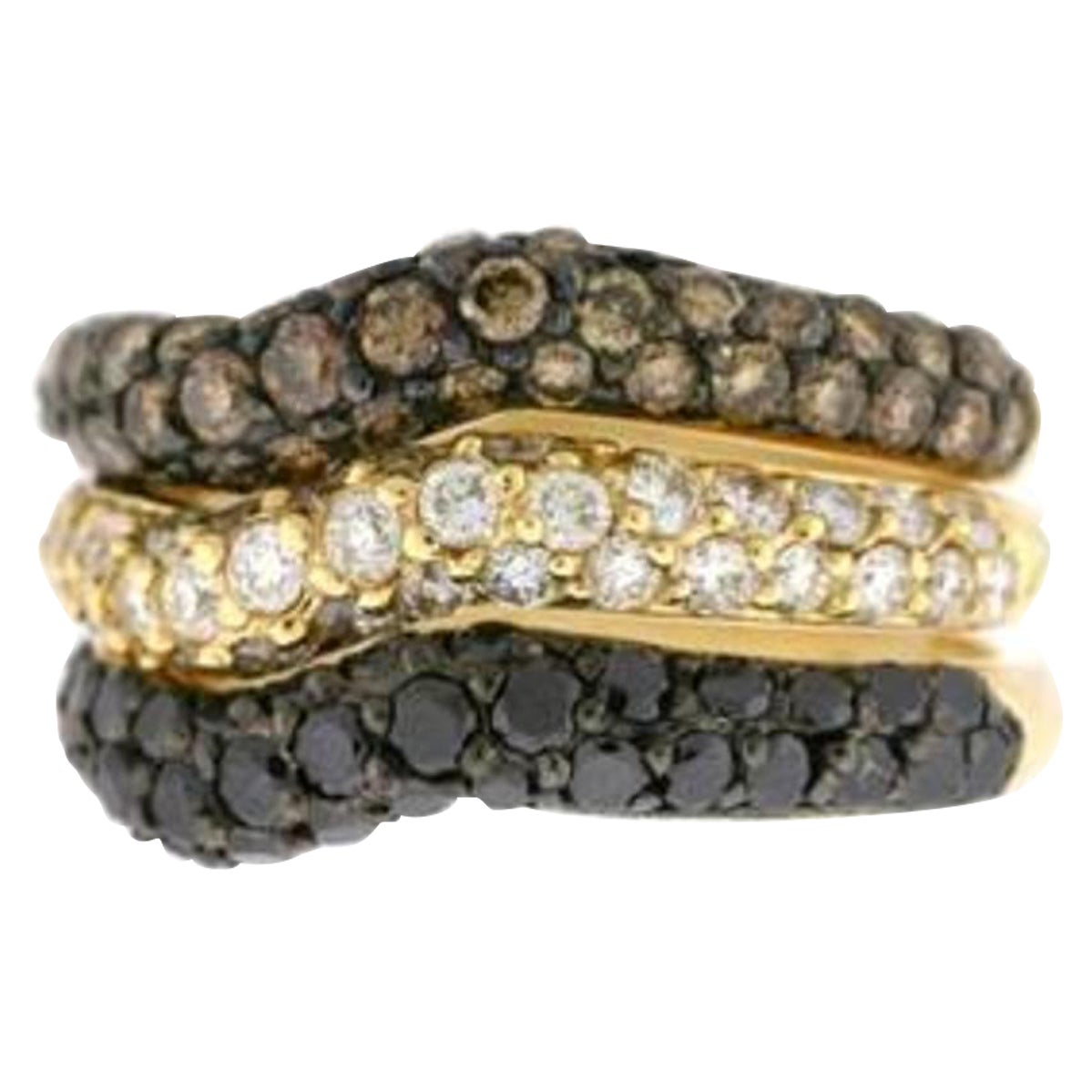 Le Vian Ring Featuring 7/8 Cts, Blackberry Diamonds, 7/8 Cts, Chocolate Diamond