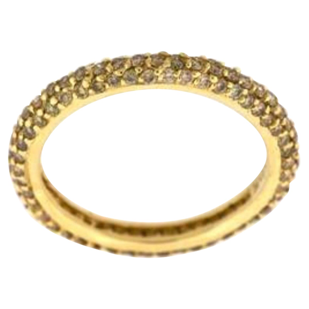 Le Vian Ring Featuring 1 Cts. Vanilla Diamonds Set in 14k Vanilla Gold For Sale