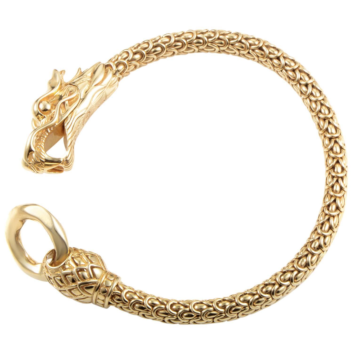 John Hardy Naga Dragon Gold Bracelet at 1stdibs