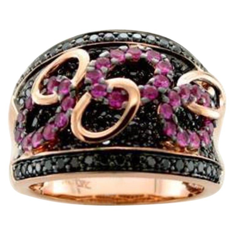 Le Vian Ring Featuring 5/8 Cts. Bubble Gum Pink Sapphire, 1 1/4 Cts. For Sale