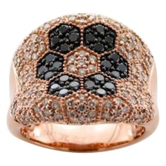 Le Vian Ring Featuring 5/8 Cts, Blackberry Diamonds, 7/8 Cts, Vanilla Diamonds