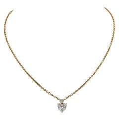 Collana Sabbadini con diamante a forma di cuore da 2,48 carati