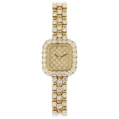 Audemars Piguet Ladies Yellow Gold Diamond Quartz Wristwatch 