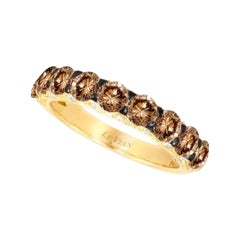 Grand Sample Sale Ring featuring Chocolate Diamonds , Vanilla Diamonds set in