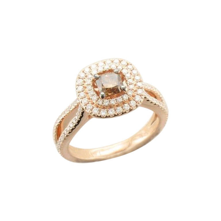 Le Vian Chocolatier Ring Featuring Chocolate Diamonds, Vanilla Diamonds Set For Sale