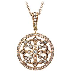 Penny Preville Diamond Gold Pendant Necklace
