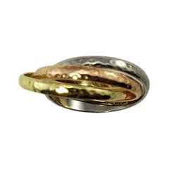 Cartier 18 Karat Tricolor Trinity-Rollingring