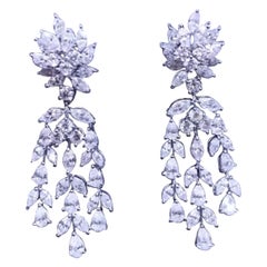 Boucles d'oreilles en diamants naturels de 9,50 carats