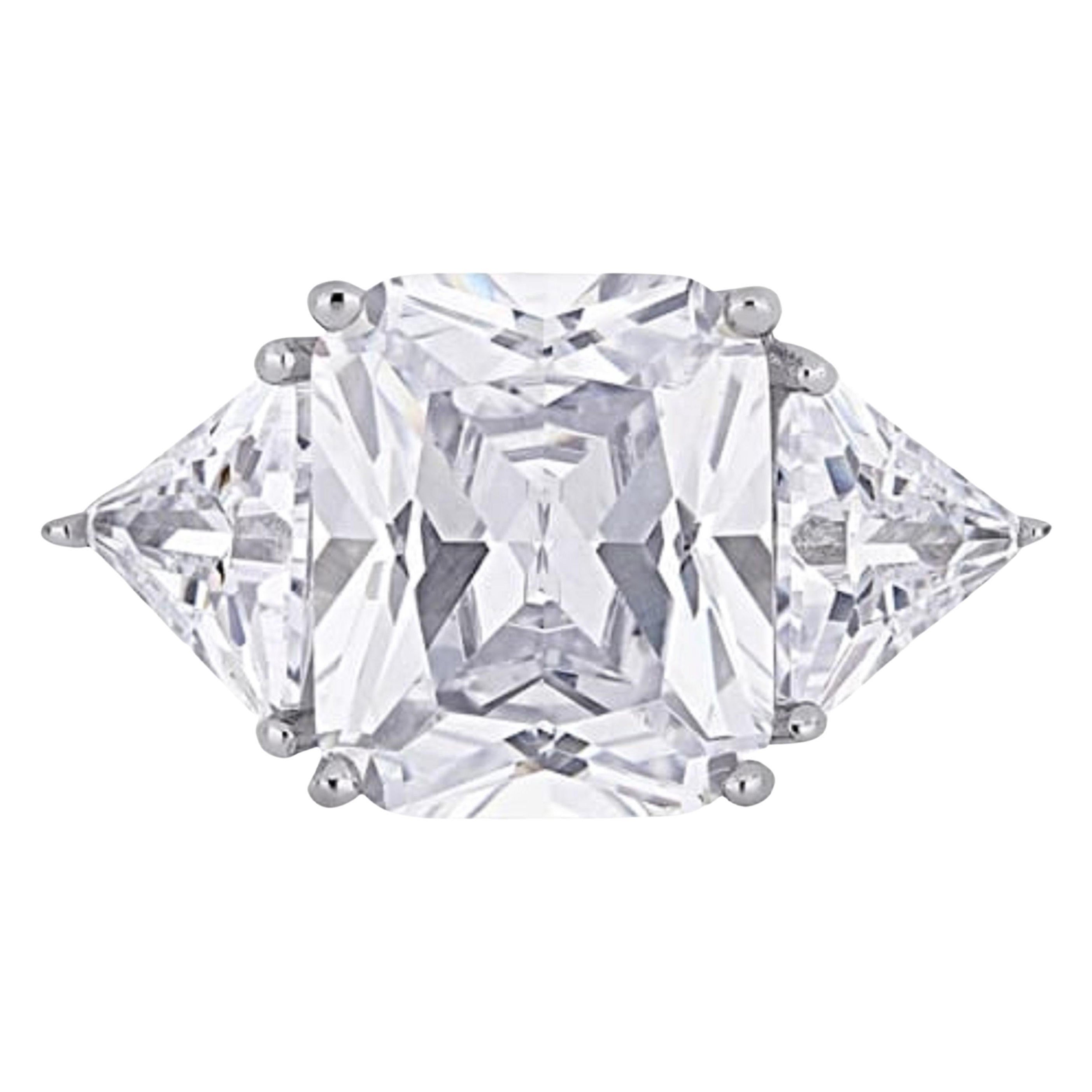 GIA Certified 2.52 Carat VS2 D Color Radiant Diamond Ring