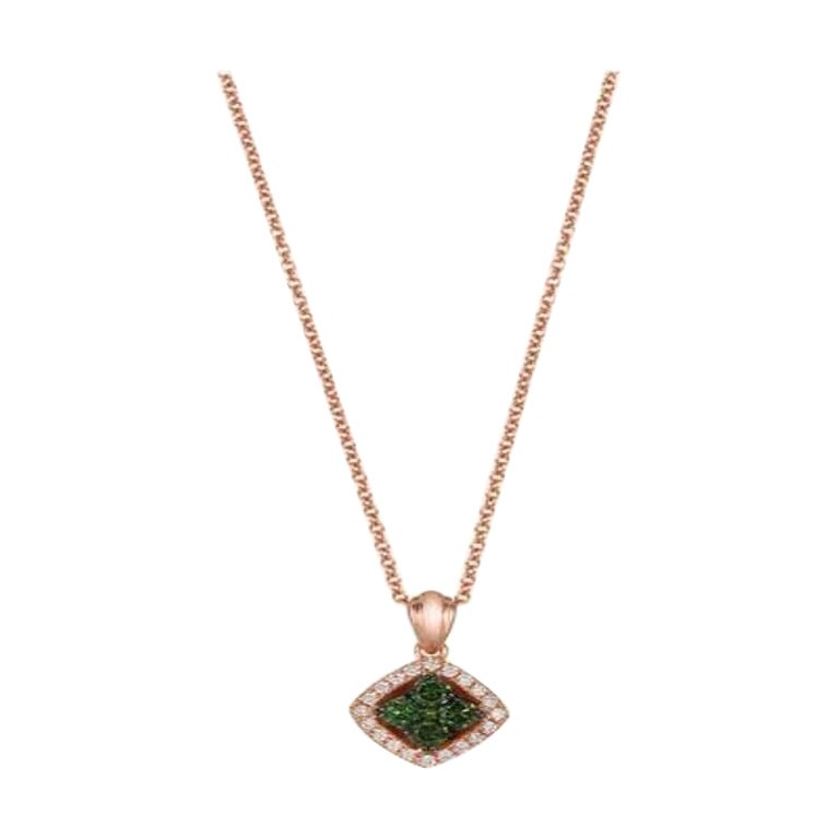 Le Vian Exotics Pendant Featuring Kiwiberry Green Diamonds, Vanilla Diamonds
