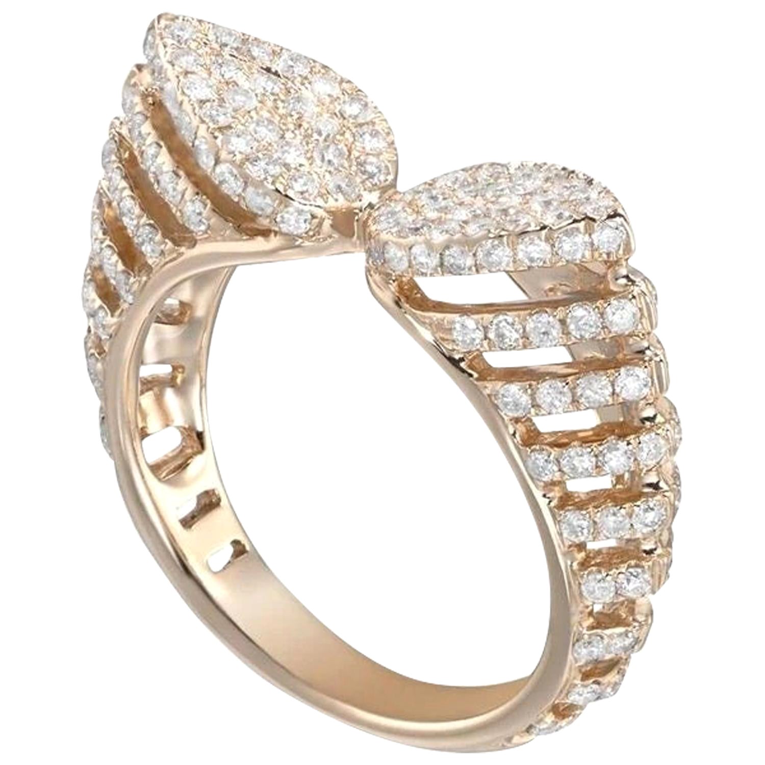 Sabine Getty Emerald Diamond Harlequin Pinky Ring at 1stDibs