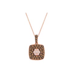 Grand Sample Sale Pendant Featuring Chocolate Diamonds, Vanilla Diamonds Set