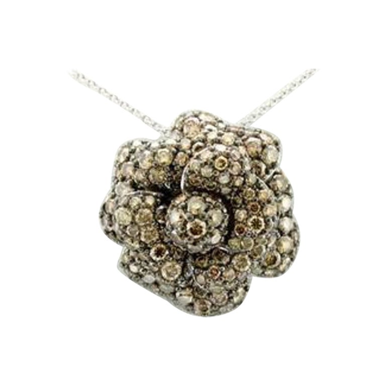 Le Vian Pendant Featuring Chocolate Diamonds Set in 14k Vanilla Gold