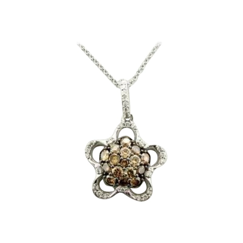 Grand Sample Sale Pendant Featuring Chocolate Diamonds, Vanilla Diamonds Set For Sale