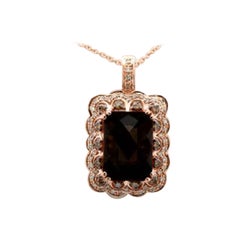 Le Vian Pendant Featuring Chocolate Quartz Chocolate Diamonds