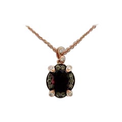Le Vian Pendant Featuring Raspberry Rhodolite Vanilla Diamonds