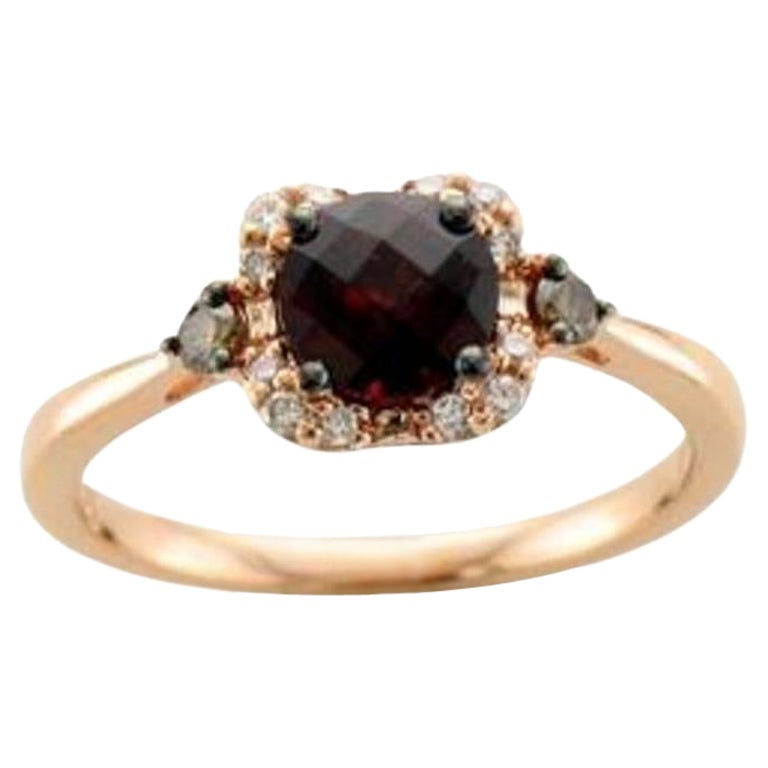 Raspberry Colored Rings Le Vian Chocolatier Ring Featuring Raspberry Rhodolite Chocolate ...