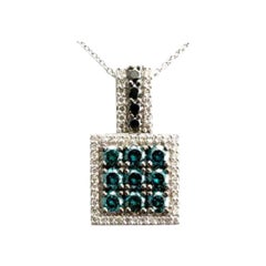 Arusha Exotics Pendant Featuring Blueberry Diamonds, Blackberry Diamonds