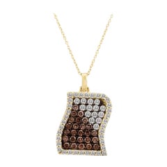 Le Vian Chocolatier Pendant Featuring Chocolate Diamonds, Vanilla Diamonds