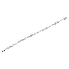 Emilio Jewelry GIA-zertifiziertes 8,00 Karat Diamantarmband in verschiedenen Formen