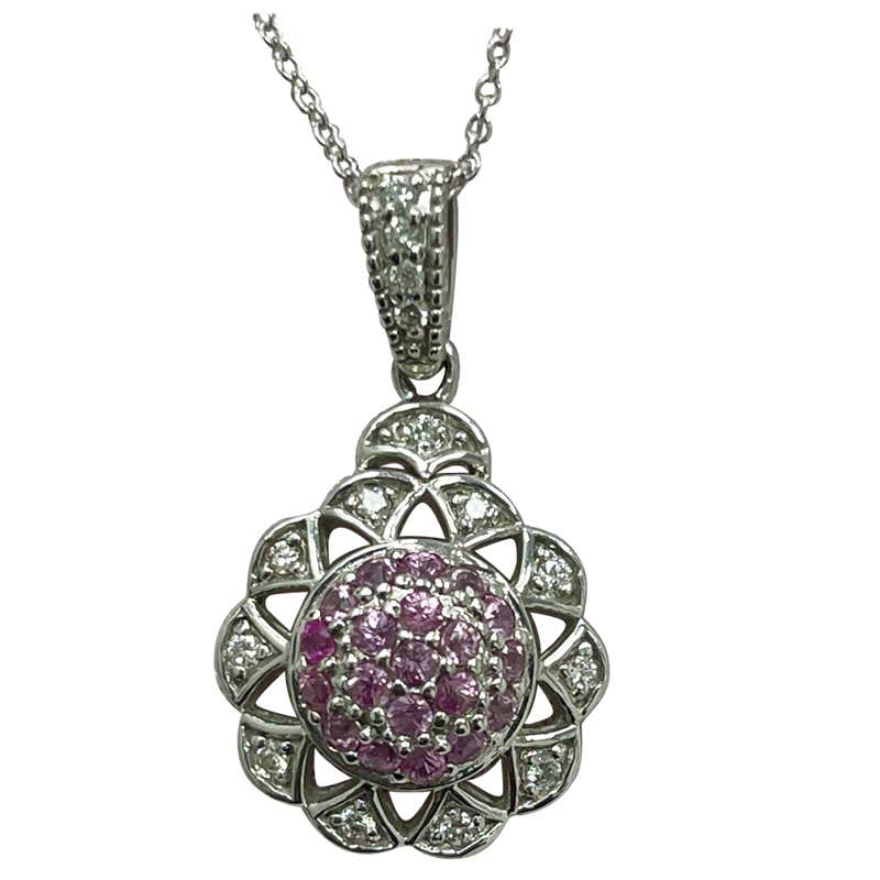 Louis vuitton diamond and sapphire necklace Clearance