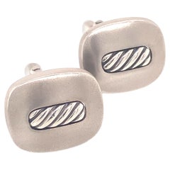 David Yurman Estate Cufflinks Sterling Silver