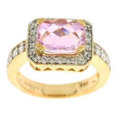 Le Vian Ring Featuring Kunzite Vanilla Diamonds Set in 14k Honey Gold