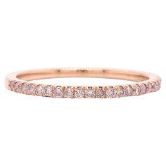 0.40ct Natural Pink Diamond Ring