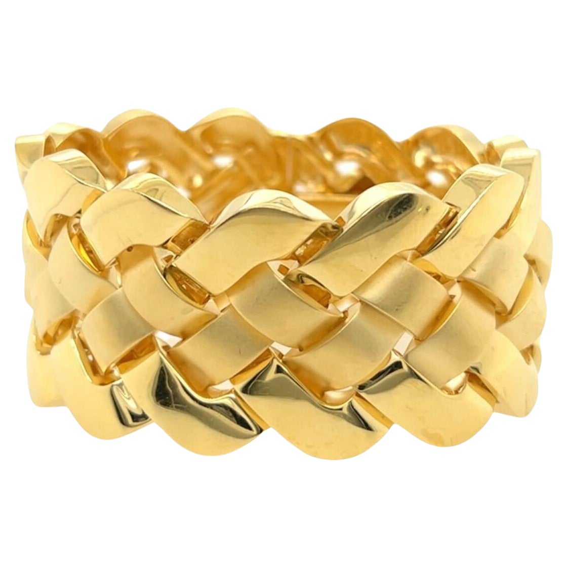 18 Karat Yellow Gold Bracelet For Sale at 1stDibs