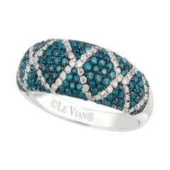 Le Vian Exotics Ring Featuring Blueberry Diamonds, Vanilla Diamonds Set