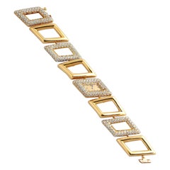 Glamorous 18k Yellow Gold Ladies Wristwatch by M.Gerard