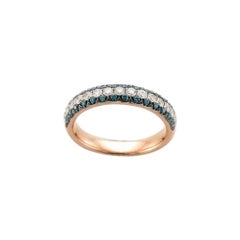 Le Vian Exotics Ring Featuring Vanilla Diamonds, Iced Blue Diamonds Set in 1