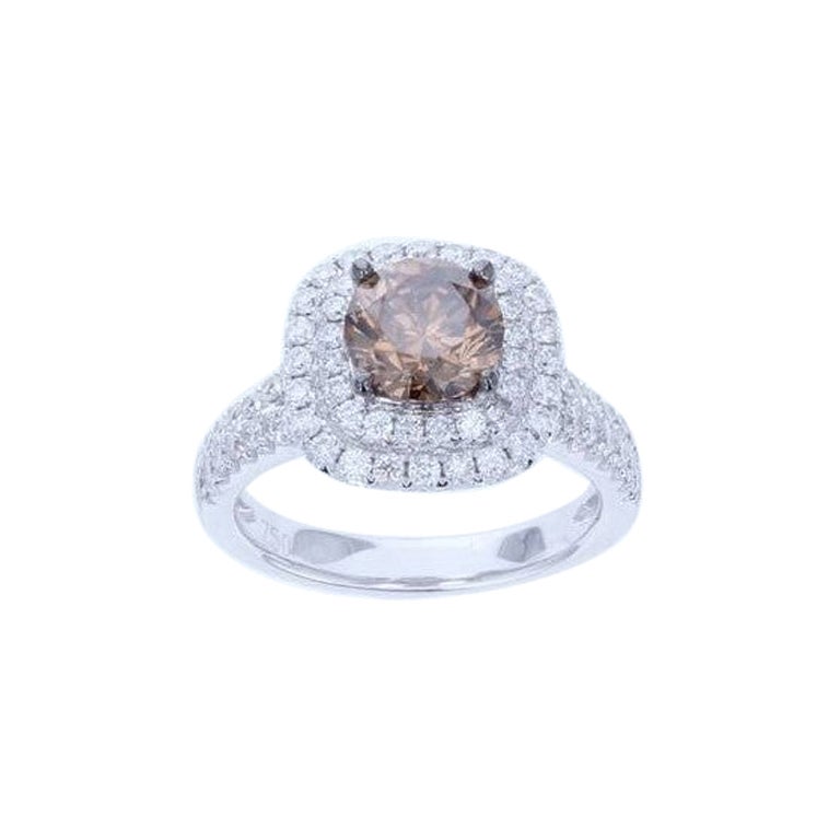 Le Vian Couture Ring Featuring Chocolate Diamonds, Vanilla Diamonds Set in 1