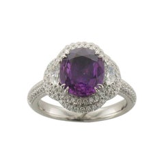Le Vian Couture Ring featuring Purple Sapphire Vanilla Diamonds set in PLT 