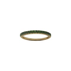 Le Vian Ring Featuring Forest Green Tsavorite Set in 14k Strawberry Gold