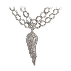 Angel Wing in 18k White Gold w/ 0.90cts Diamonds