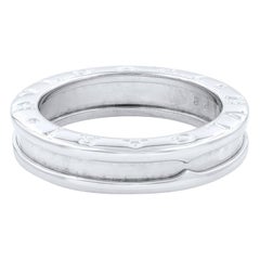 Bvlgari B.Zero Ring 18K White Gold Size 53 6.75