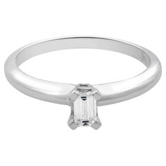 Rachel Koen Diamond Ladies Engagement Ring 14K White Gold 0.20cttw