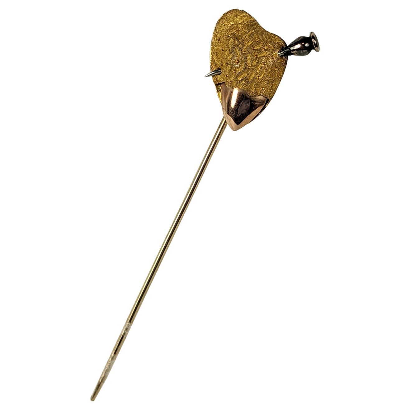 Unusual Victorian Pecan Stickpin For Sale