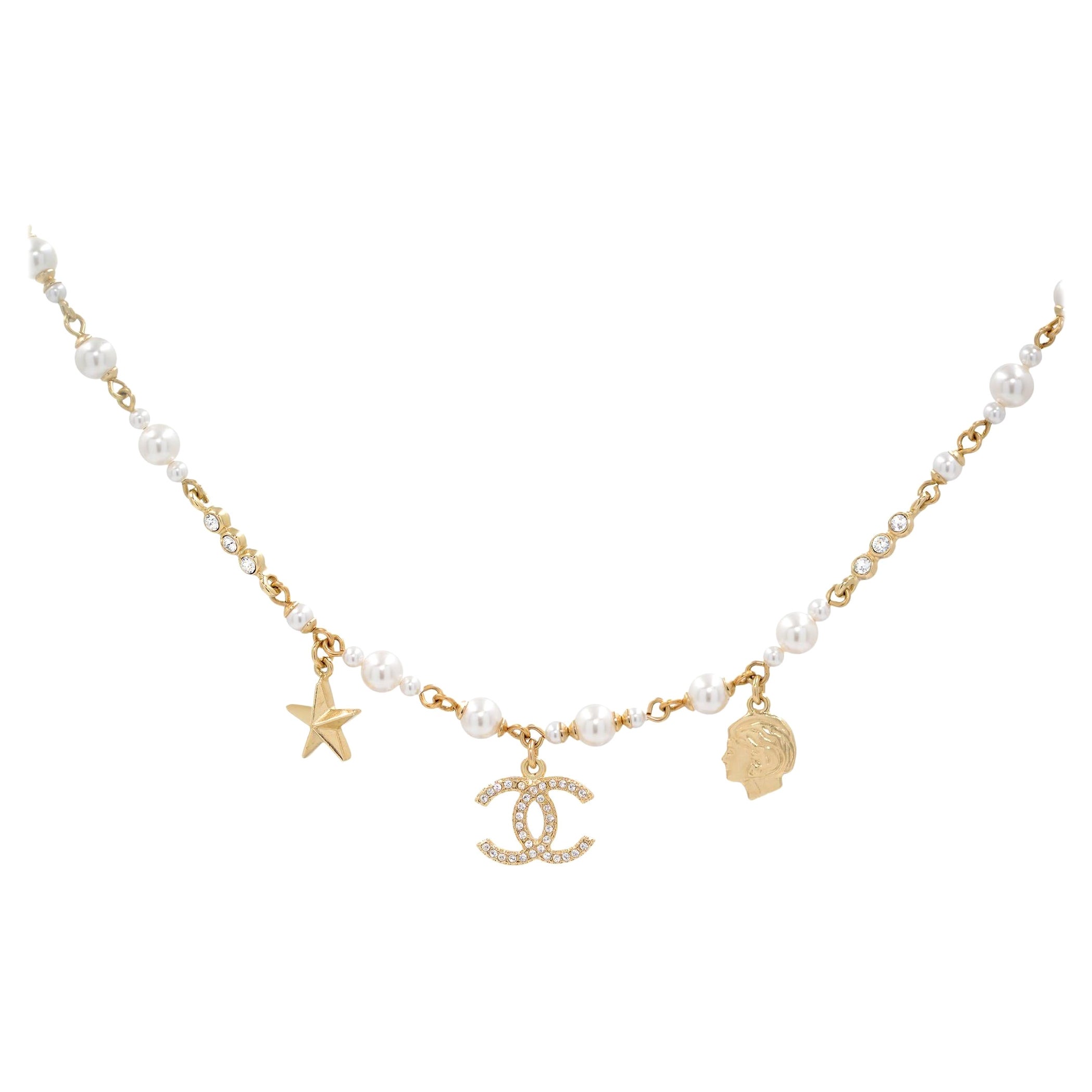 chanel long necklace