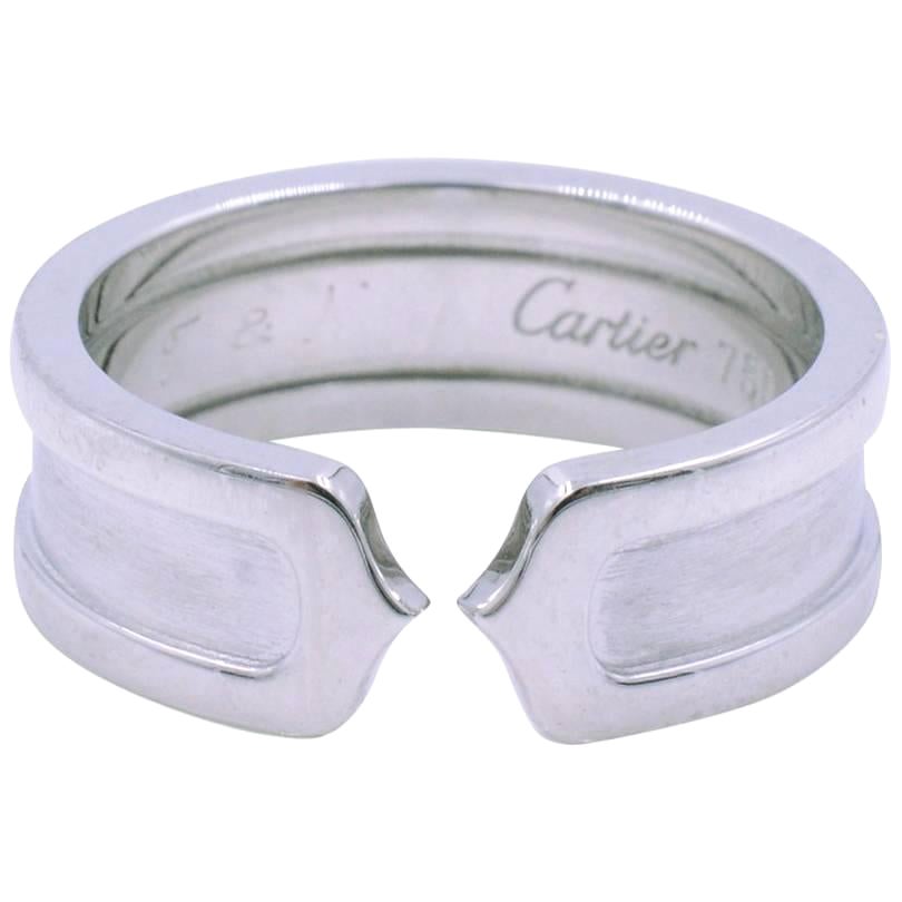 Cartier C Kollektion Ring aus 18 Karat Weigold